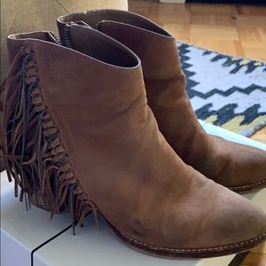 Dolce Vita Brown Booties w/ Tassels